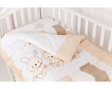 Змінна постіль 3 ел Twins Dolce Друзі зайчики 3060-D-001, beige